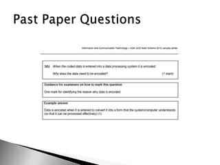 Past Paper Questions