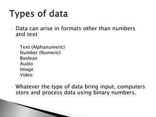 2.2 data and information | PPTX