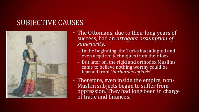 reasons for the decline of the ottoman empire