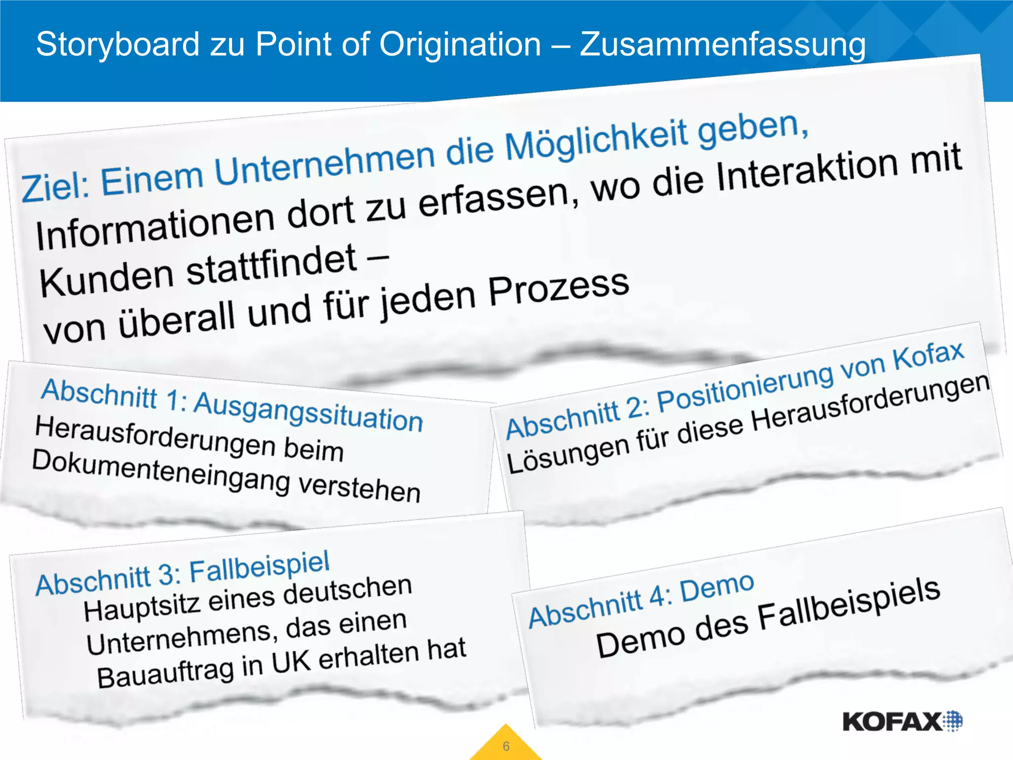 Storyboard zu Point of Origination – Zusammenfassung




                             6
 