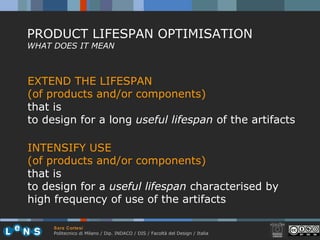 2.2 life cycle design strategies cortesi 10-11 | PPT | Free Download