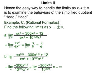 2.2 limits ii | PPTX