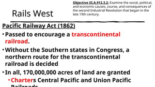 Manifest Destiny and the Railroads - US History | PPTX