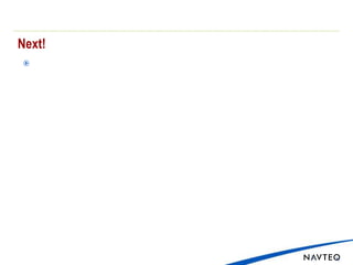 3.  What is the role of other stakeholders? The commercial sector is a fast and economical way to source and maintain national transportation data.Commercial companies have been involved in developing a navigable street network for a quarter century.  We can help government define standards, collect data, and aggregate data for TFTN.  User-generated content inputs are alive and well today in the commercial sector, with the ability for your constituents to update maps.  As an example, NAVTEQ Map Reporter technology processes millions of user-generated map updates a year.     