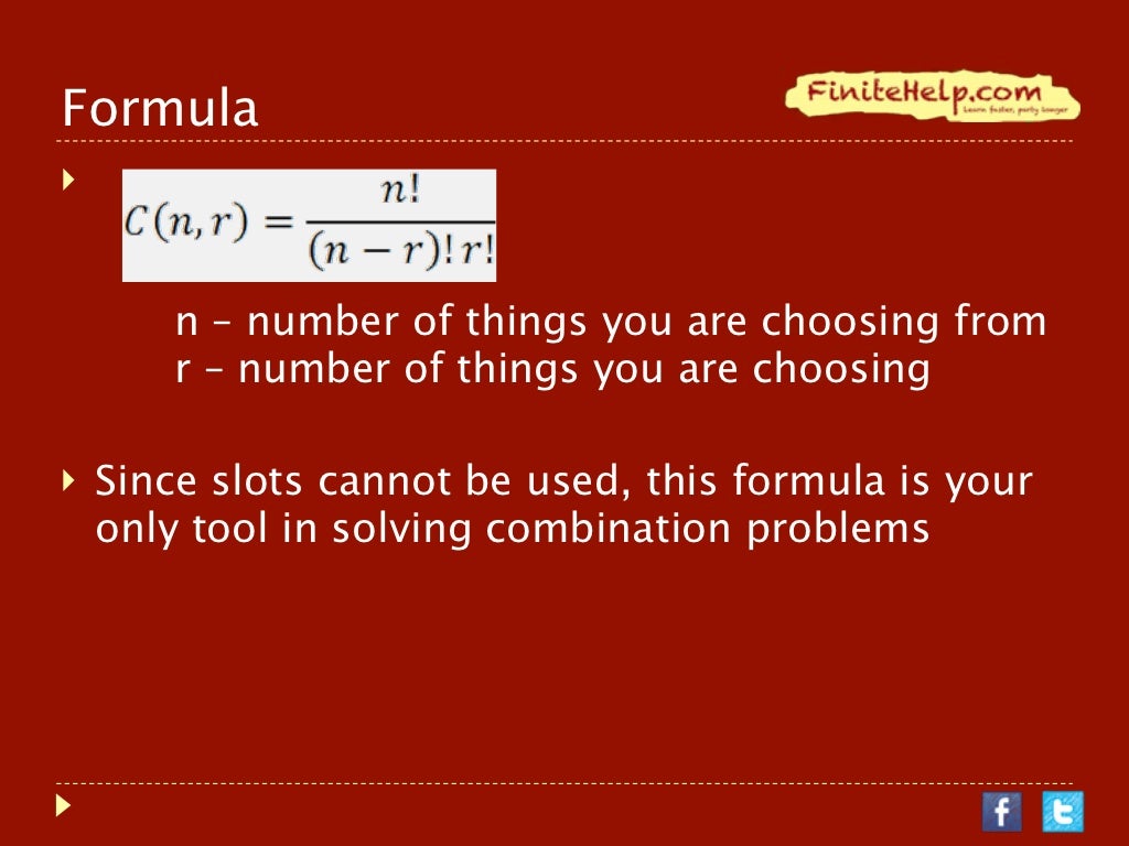 Counting Partitions Combinations Finite Math