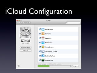 iCloud Configuration 