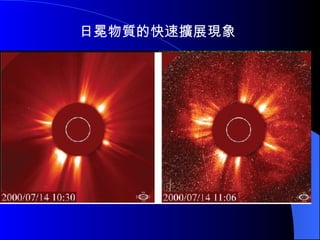 日冕物質的快速擴展現象 