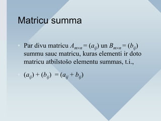 2.3.matricas | PPTX