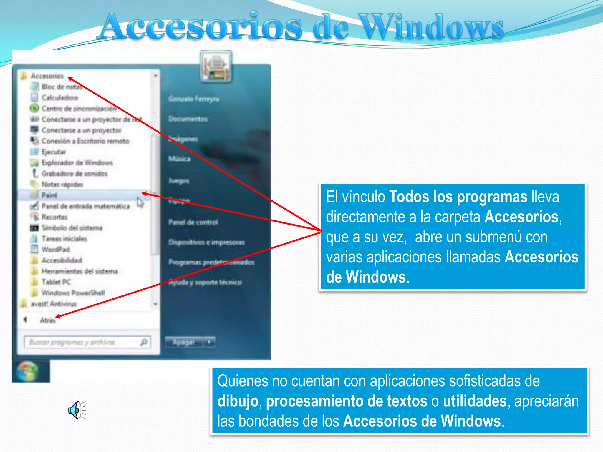 2 3 accesorios de windows | PPT | Descarga Gratuita