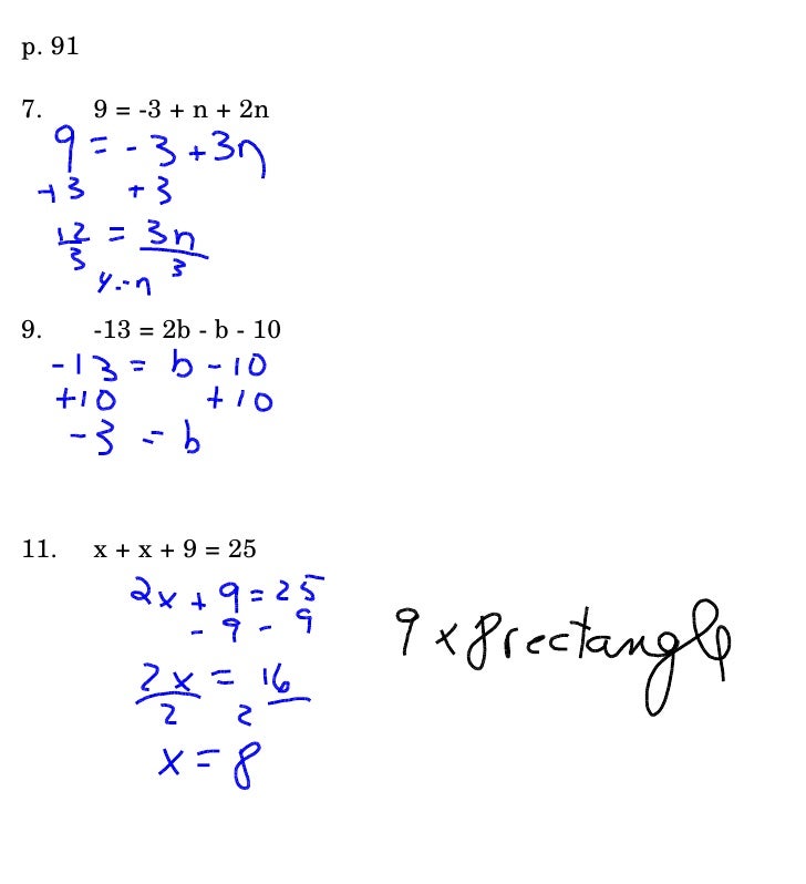 Solving Equations - Distributive Property