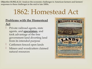 Homestead Act US History (Activity 2 3) PPTX Homestead Act US History (Activity 2 3) PPTX