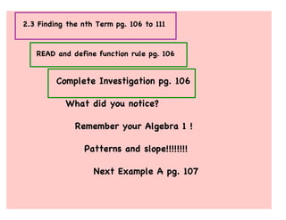 2.3 Nth Term | PDF