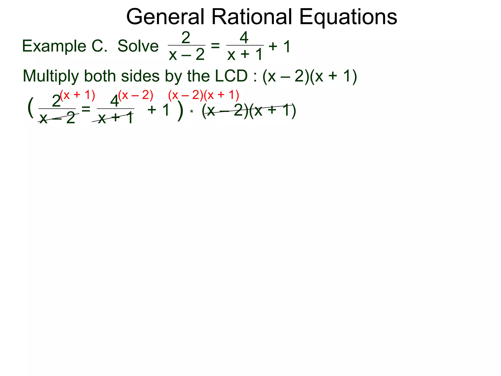 2 4 solving rational equations | PPTX