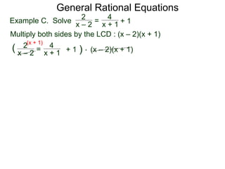 2 4 solving rational equations | PPTX