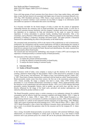 2.[4 10]importance of brand personality to customer loyalty | PDF