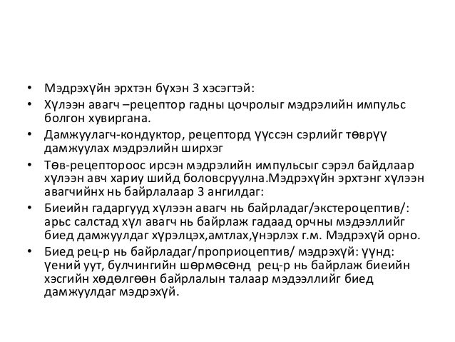 мэдрэлийн тогтолцоо 2 4