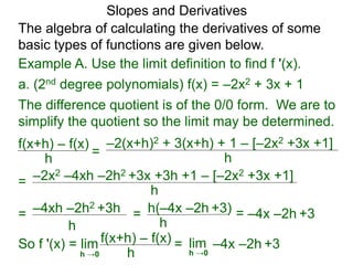 2.4 defintion of derivative | PPTX
