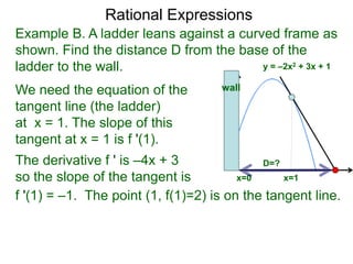 Ladder Equation 2.4 defintion of derivative | PPTX