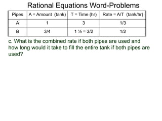 2 5 rational equations word-problems