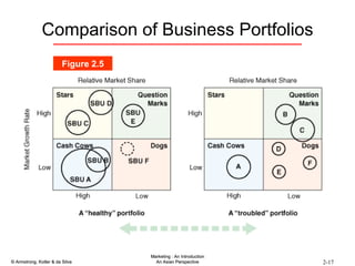 Comparison of Business Portfolios Figure 2.5 