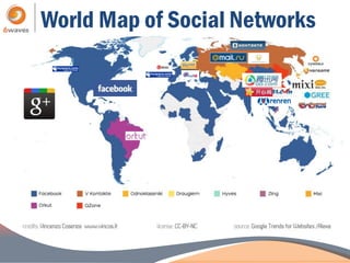 World Map of Social Networks
 