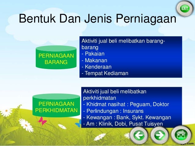 Jenis sistem perdagangan