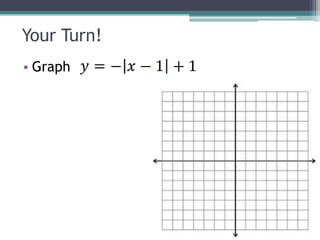 Your Turn!
• Graph
 