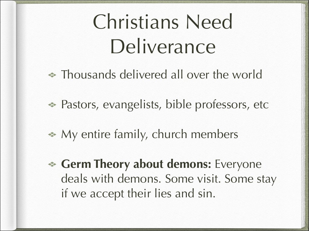 The Deliverance Ministry of Jesus
