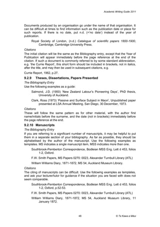 Academic style meaning image