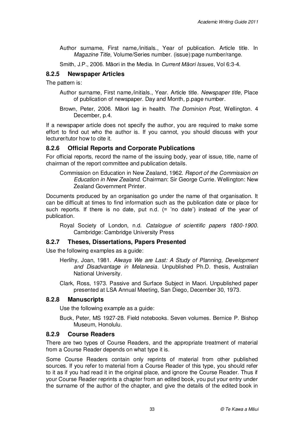 Academic writing guidelines image