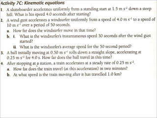 2 - Accelerated motion