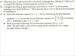2 - Accelerated motion