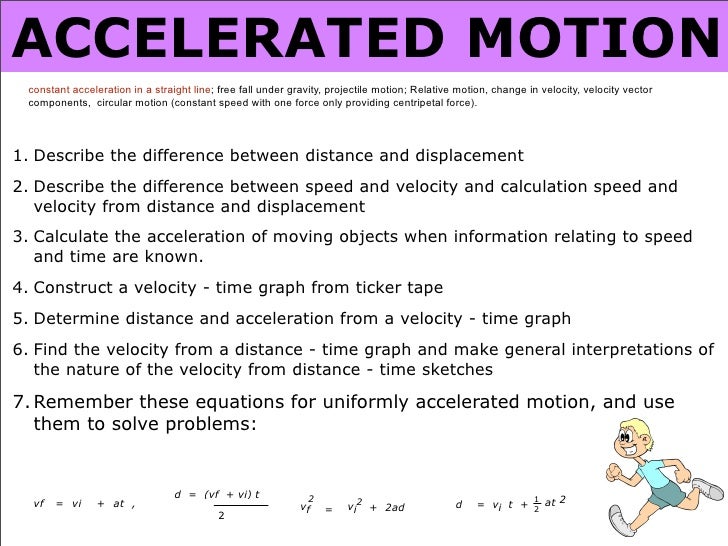 2 Accelerated motion