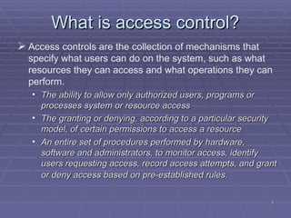 2. access control | PPT
