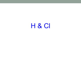 H & Cl
 
