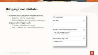 Module 2: Adding JavaScript to APEX Apps | PDF