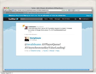 Tuesday, August 23, 11
 