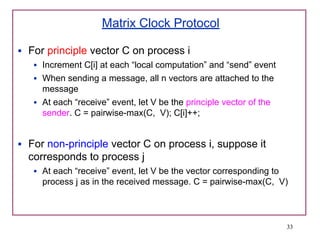 Matrix Clock In Distributed System 2-aks-time-matrix.ppt.pdf - distributed computing | PDF