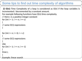 2-Algorithms and Complexity analysis.pptx