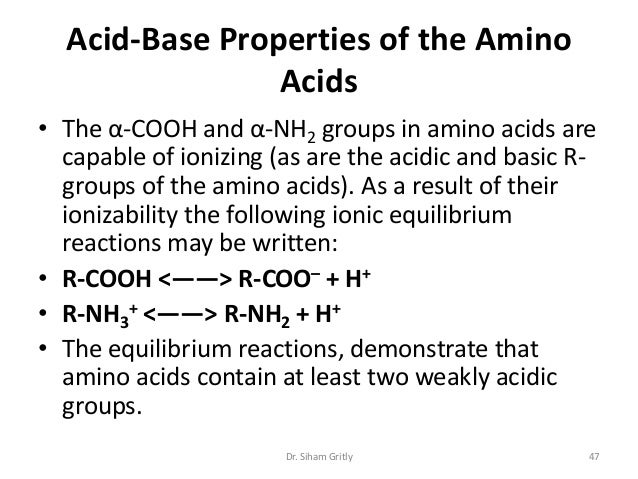 2 Amino Acids And Proteins Lecture 2