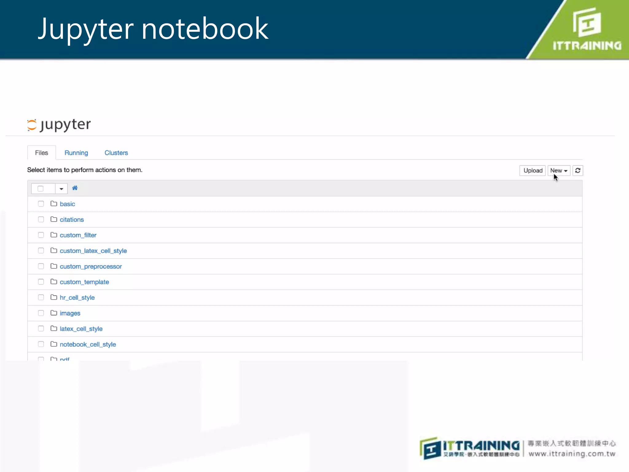 Jupyter notebook
 