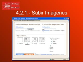 4.2.1.- Subir Imágenes 