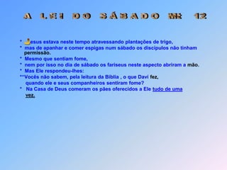 Insensatos!                         *     Aquele que fez o exterior,                         *     não fez também.                         *     o interior?                                Dêem antes, o seu conteúdo em esmola                         *      e todas as coisas lhes puras serão!A aparência não basta,é precisa ser feita esta limpeza com perfeição!