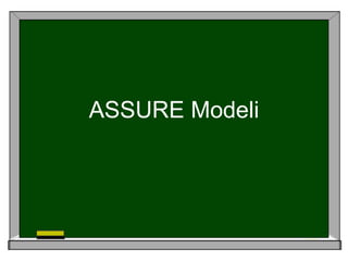 ASSURE Modeli
 