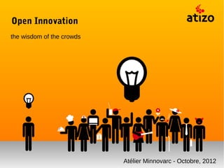 Open Innovation
the wisdom of the crowds




                           Atélier Minnovarc - Octobre, 2012
 