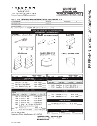 Freeman Template 2. attachment 1 freeman quick facts and order forms | PDF