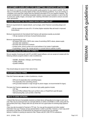 Freeman Template 2. attachment 1 freeman quick facts and order forms | PDF
