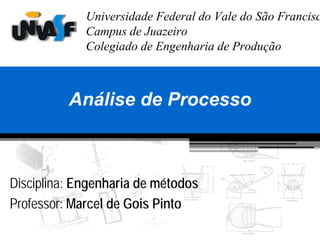 2 Aula - Diferença Processo Operação - Análise de Processo