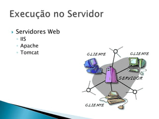    Servidores Web
    ◦ IIS
    ◦ Apache
    ◦ Tomcat
 