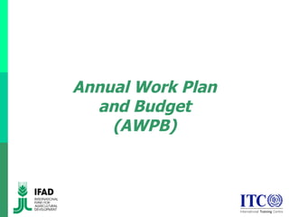 Annual Work Plan and Budget (AWPB) 